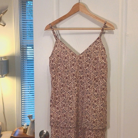 Banana Republic Tiered Boehme Dress, Sm - Picture 1 of 5